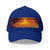 Golden Hour Over Lake - Closed-Back Structured Cap (Embroidery)