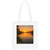 Golden Hour Over Lake - Tote Bag