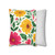 Whimsical Garden Escape - Square Poly Canvas Pillowcase