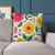 Whimsical Garden Escape - Square Poly Canvas Pillow