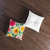 Whimsical Garden Escape - Tufted Floor Pillow, Square