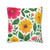 Whimsical Garden Escape - Tufted Floor Pillow, Square