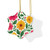 Whimsical Garden Escape - Decorative Ceramic Ornaments, Double-Sided (1pc, 3pcs, 5pcs, 10pcs)