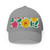 Whimsical Garden Escape - Closed-Back Structured Cap (Embroidery)