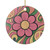 Groovy Flower Power - Ceramic Ornaments, 2-Side Print