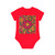 Groovy Flower Power - Baby Organic Short Sleeve Bodysuit