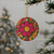Groovy Flower Power - Decorative Ceramic Ornaments, Double-Sided (1pc, 3pcs, 5pcs, 10pcs)