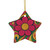 Groovy Flower Power - Decorative Ceramic Ornaments, Double-Sided (1pc, 3pcs, 5pcs, 10pcs)