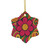 Groovy Flower Power - Decorative Ceramic Ornaments, Double-Sided (1pc, 3pcs, 5pcs, 10pcs)
