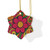 Groovy Flower Power - Decorative Ceramic Ornaments, Double-Sided (1pc, 3pcs, 5pcs, 10pcs)
