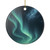 Galactic Aurora Waves - Ceramic Ornaments, 2-Side Print