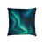 Galactic Aurora Waves - Square Pillow