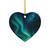 Galactic Aurora Waves - Decorative Ceramic Ornaments, Double-Sided (1pc, 3pcs, 5pcs, 10pcs)
