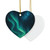Galactic Aurora Waves - Decorative Ceramic Ornaments, Double-Sided (1pc, 3pcs, 5pcs, 10pcs)