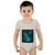 Galactic Aurora Waves - Infant Baby Rib Bodysuit
