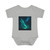 Galactic Aurora Waves - Infant Baby Rib Bodysuit