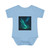 Galactic Aurora Waves - Infant Baby Rib Bodysuit