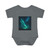 Galactic Aurora Waves - Infant Baby Rib Bodysuit
