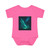 Galactic Aurora Waves - Infant Baby Rib Bodysuit