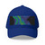 Galactic Aurora Waves - Closed-Back Structured Cap (Embroidery)