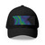 Galactic Aurora Waves - Closed-Back Structured Cap (Embroidery)