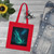 Galactic Aurora Waves - Organic Cotton Tote Bag