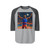 Victory Sprint Moment - Unisex Three-Quarter Sleeve Raglan Shirt