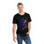 Cosmic Triangle Flow - Men's Jersey Curved Hem Tee