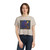 Cosmic Triangle Flow - Women's Flowy Cropped Tee