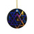 Cosmic Triangle Flow - Decorative Ceramic Ornaments, Double-Sided (1pc, 3pcs, 5pcs, 10pcs)