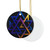 Cosmic Triangle Flow - Decorative Ceramic Ornaments, Double-Sided (1pc, 3pcs, 5pcs, 10pcs)