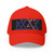 Cosmic Triangle Flow - Closed-Back Structured Cap (Embroidery)