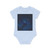 Celestial Night Wyrm - Baby Organic Short Sleeve Bodysuit