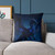 Celestial Night Wyrm - Square Poly Canvas Pillow