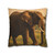 Majestic Elephant Grace - Square Poly Canvas Pillowcase