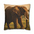 Majestic Elephant Grace - Square Poly Canvas Pillowcase