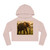 Majestic Elephant Grace - Women’s Cropped Hooded Sweatshirt