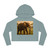 Majestic Elephant Grace - Women’s Cropped Hooded Sweatshirt