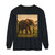 Majestic Elephant Grace - Unisex Garment-dyed Long Sleeve T-Shirt