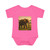 Majestic Elephant Grace - Infant Baby Rib Bodysuit
