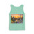 Barcelona Mosaic Dreams - Unisex Garment-Dyed Tank Top