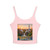 Barcelona Mosaic Dreams - Women's Spaghetti Strap Tank Top