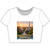 Barcelona Mosaic Dreams - Women’s Poly-Cotton Crop Tee