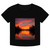 Sunset Over Tranquil Lake - Organic Rib Baby Tee