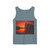 Sunset Over Tranquil Lake - Unisex Garment-Dyed Tank Top