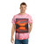 Sunset Over Tranquil Lake - Tie-Dye Tee, Cyclone