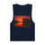 Sunset Over Tranquil Lake - Unisex Barnard Tank 