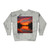 Sunset Over Tranquil Lake - Unisex Color Blast Crewneck Sweatshirt