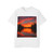 Sunset Over Tranquil Lake - Men's Raglan T-Shirt