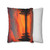 Sunset Over Tranquil Lake - Square Poly Canvas Pillowcase